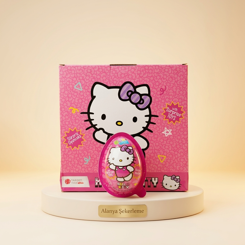 Boni Box Hello Kitty Pembe Oyuncaklı Yumurta toptan koli görseli